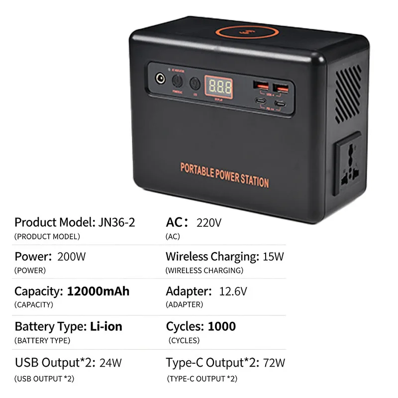Estación de energía portátil d - Solar Emergency Charger reseña y precio