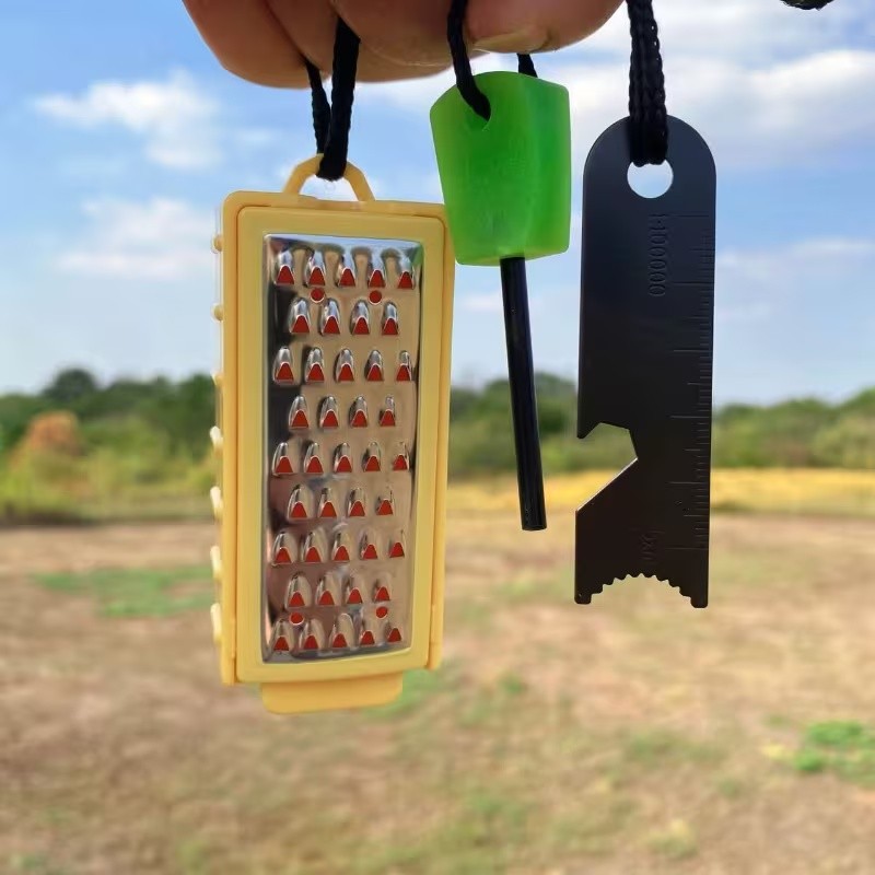 Tinder de emergencia portátil  - Magnesium Fire Starter reseña y precio
