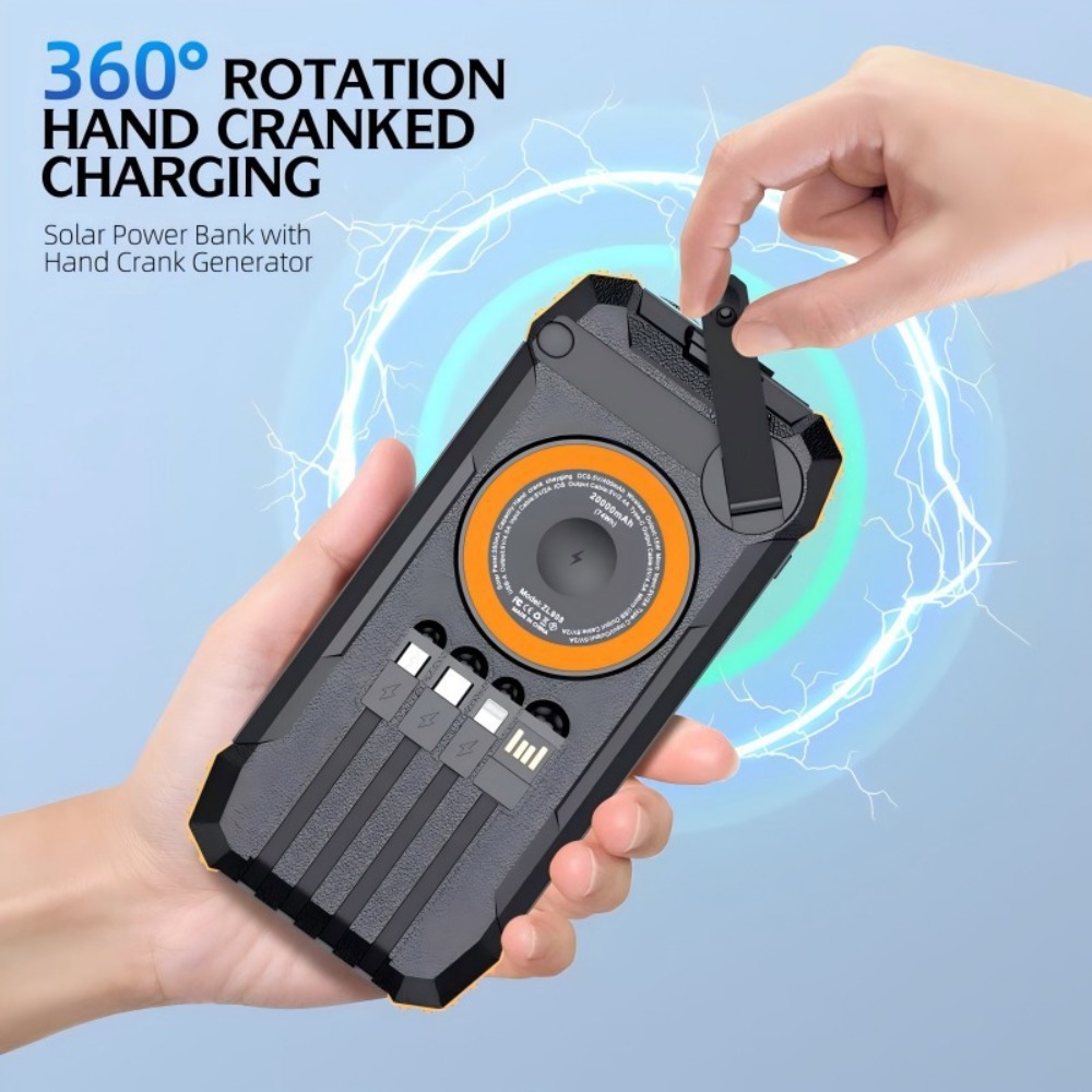 Nuevo Banco de Energía Solar d - Solar Emergency Charger reseña y precio