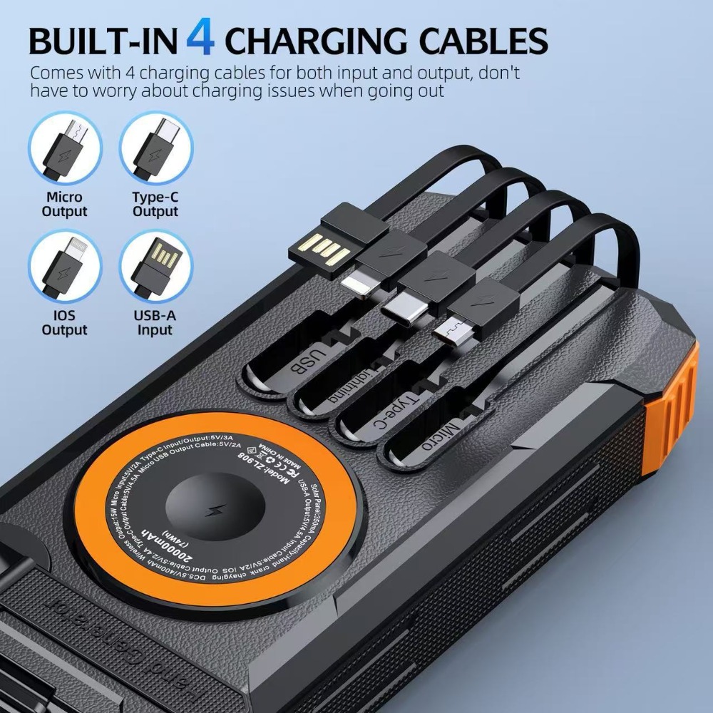 Nuevo Banco de Energía Solar d - Solar Emergency Charger reseña y precio