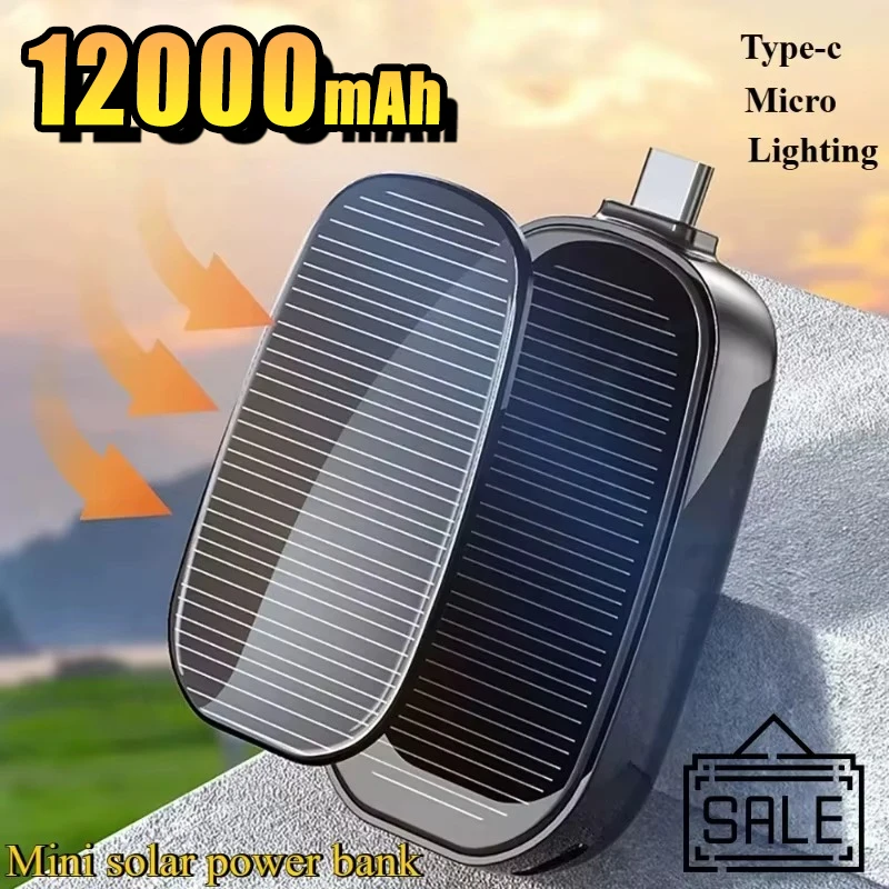 Batería externa portátil de em - Solar Emergency Charger reseña y precio