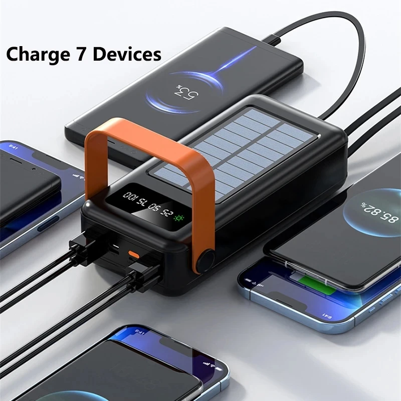 Banco de Energía de 100000mAh, - Solar Emergency Charger reseña y precio