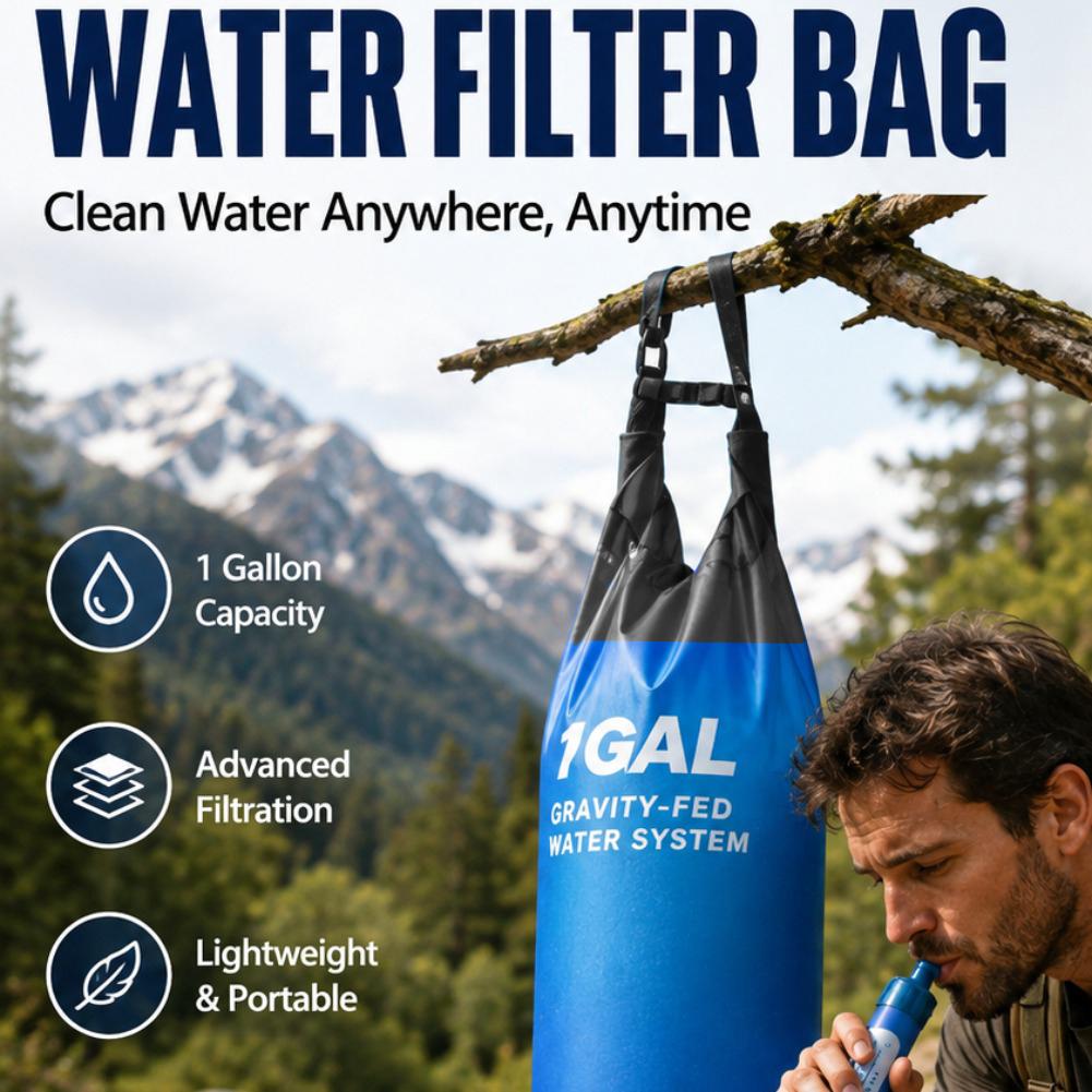 Kit de filtro de agua por grav - Bivy Bag Emergency reseña y precio