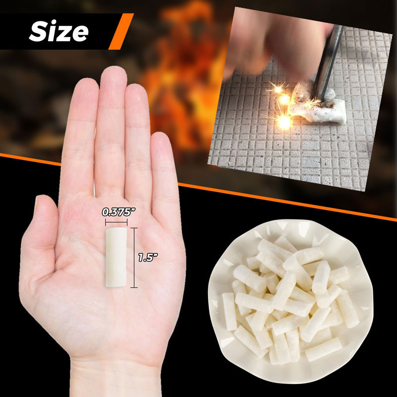 Mini arrancador de fuego portá - Magnesium Fire Starter reseña y precio