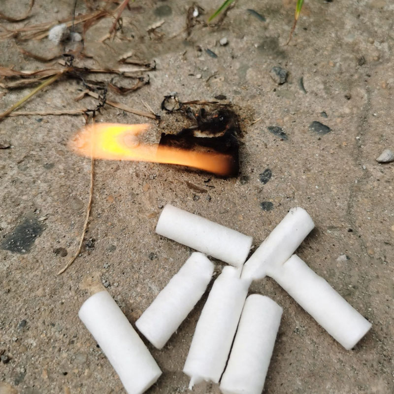 Mini arrancador de fuego portá - Magnesium Fire Starter reseña y precio